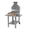 Barbecue a legna in acciaio inox Giansanti