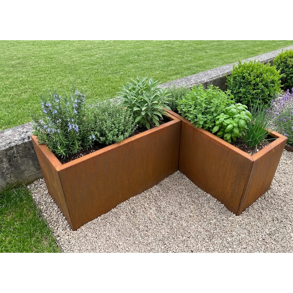 Fioriere in corten